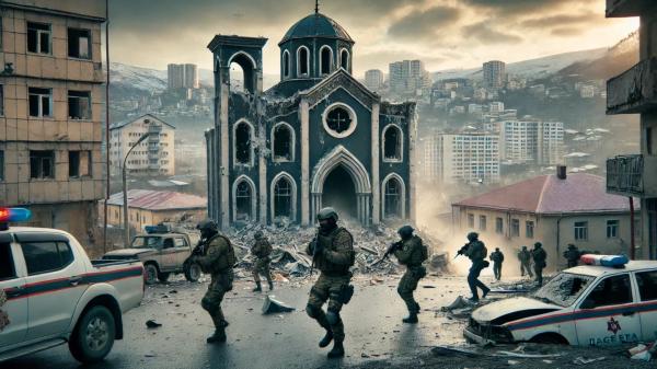 В городах России произошли теракты — атакованы церкви, синагога и подразделения полиции В городах России произошли теракты — атакованы церкви, синагога и подразделения полиции