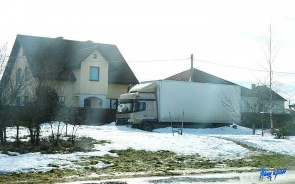 Стоянка фуры в Барановичах обошлась в 290 рублей