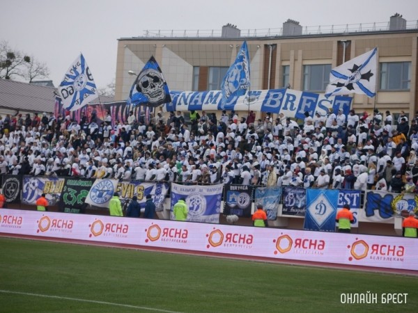 Фанаты брестского «Динамо» объявили бойкот матчам команды из-за политической ситуации в Беларуси