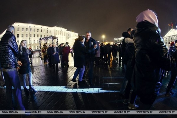 Как прошла новогодняя ночь в Бресте. Фоторепортаж