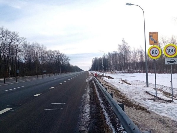 Умные дорожные камеры появились на трассе М-1 «Брест-Минск-граница России» в Витебской области