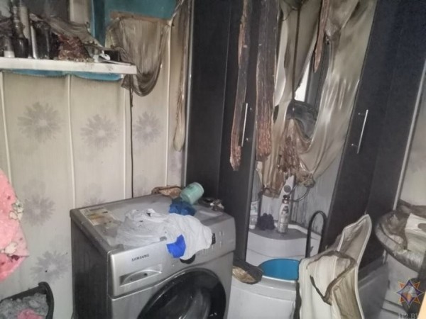 В Малоритском районе помогут многодетной семье восстановить дом после пожара