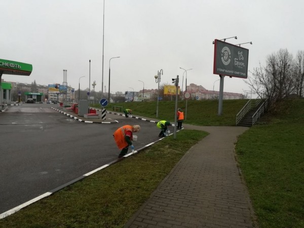 Весенние уборочные работы начал коллектив РУП «Белоруснефть-Брестоблнефтепродукт»