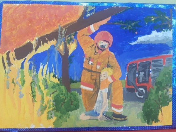 В Пинском районе подвели итоги конкурса «Спасатели глазами детей». Смотрим лучшие работы