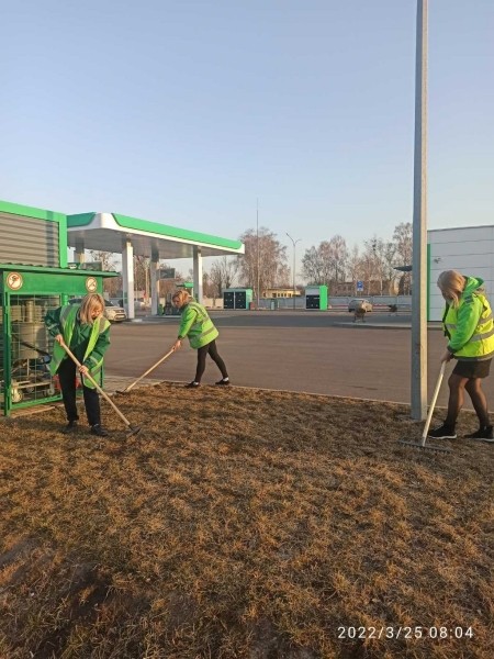 Весенние уборочные работы начал коллектив РУП «Белоруснефть-Брестоблнефтепродукт»