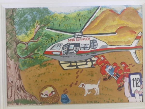 В Пинском районе подвели итоги конкурса «Спасатели глазами детей». Смотрим лучшие работы