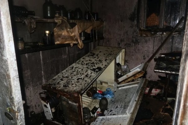 В Брестской области в Спорово горел дом В Брестской области в Спорово горел дом