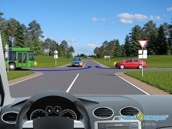 Намереваясь продолжить движение прямо в показанной ситуации. Как вы поступите?
Намереваясь продолжить движение прямо в показанной ситуации. Как вы поступите?