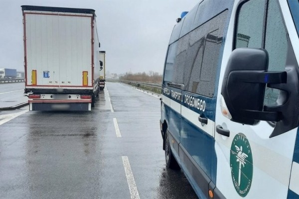 В Польше белорус с примерно 3 промилле вез 19 тонн груза