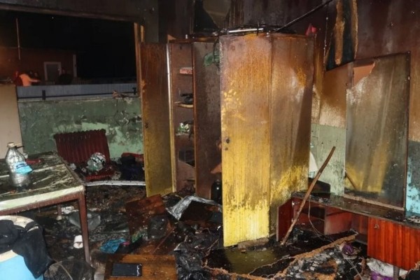 В Брестской области в Спорово горел дом В Брестской области в Спорово горел дом