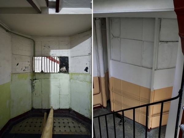 Жители подъезда сняли со стен старую советскую краску и обнаружили удивительную красоту Жители подъезда сняли со стен старую советскую краску и обнаружили удивительную красоту