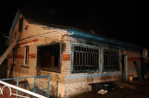 В Брестской области в Спорово горел дом В Брестской области в Спорово горел дом
