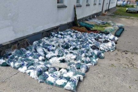 Почти полтысячи ставных сетей изъяли инспекторы у жителя Пинска