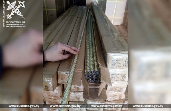 В Беларусь пытались незаконно ввезти карнизы почти на миллион долларов