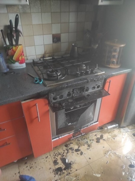 Короткое замыкание духовки стало причиной пожара в одной из квартир Пинска