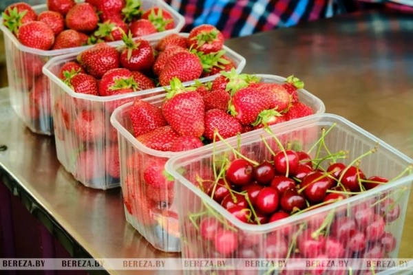 Первые лесные ягоды появились на рынке в Березе. Цены