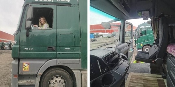 Девушка устроилась дальнобойщицей, чтобы работать с напарником-мужем