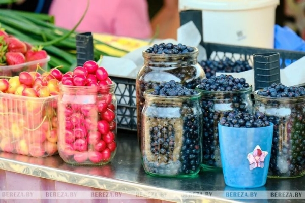 Первые лесные ягоды появились на рынке в Березе. Цены