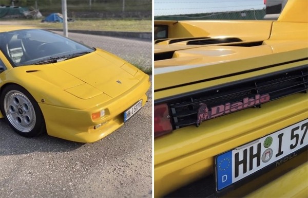 В Беларуси замечен редкий Lamborghini Diablo