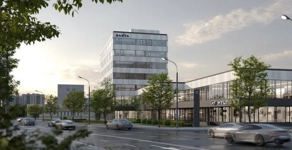 Как в Бресте обретает стройность и новый облик будущий офис группы компаний «SANTA»