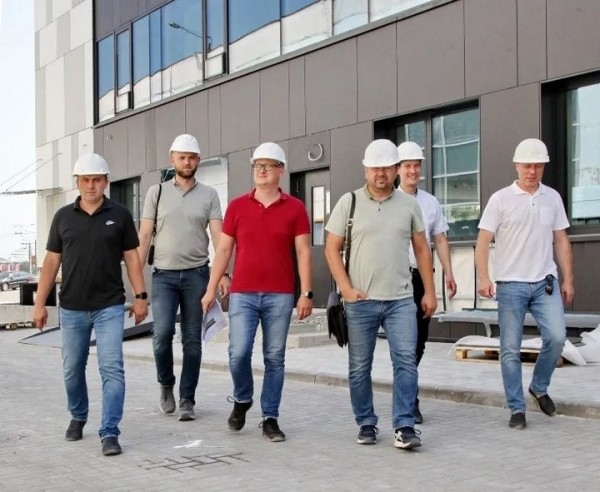 Как в Бресте обретает стройность и новый облик будущий офис группы компаний «SANTA»