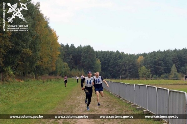 Команда Брестской таможни выиграла чемпионат таможенных органов по легкоатлетическому кроссу