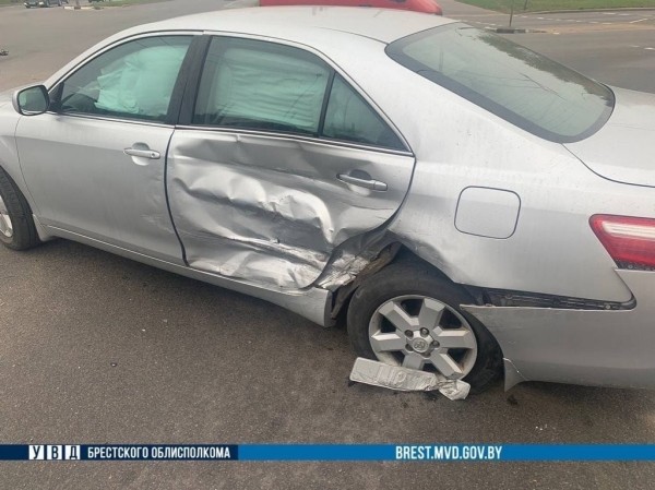 В Бресте произошло ДТП с участием трех авто