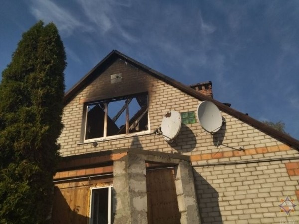 Очевидцы спасли человека при пожаре в Кобринском районе Очевидцы спасли человека при пожаре в Кобринском районе