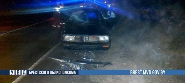 В Пружанском районе погибла велосипедистка
