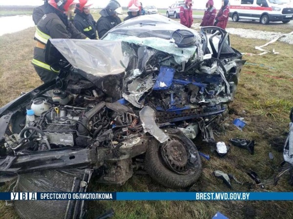 Страшное ДТП произошло в Дрогичинском районе: погиб водитель легковушки