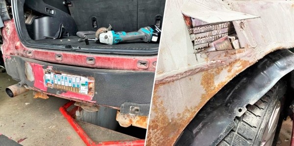 Эта Mazda стала «сейфом» для сигарет. Белорус смог проехать на ней в Литву, а потом попался на мелочи Эта Mazda стала «сейфом» для сигарет. Белорус смог проехать на ней в Литву, а потом попался на мелочи