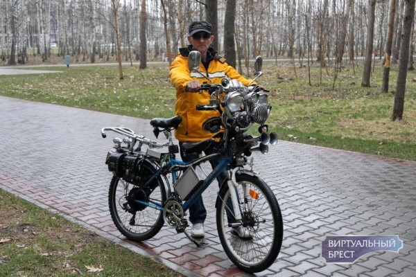 Брестчанин собрал необычный электровелосипед. Немцы оценили его в 4 тыс. евро