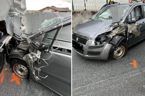 В Австрии белорус на фургоне попал в ДТП