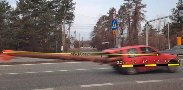 Поляки смеются над водителем Fiat, который превратил малютку в лесовоз и получает за это штрафы