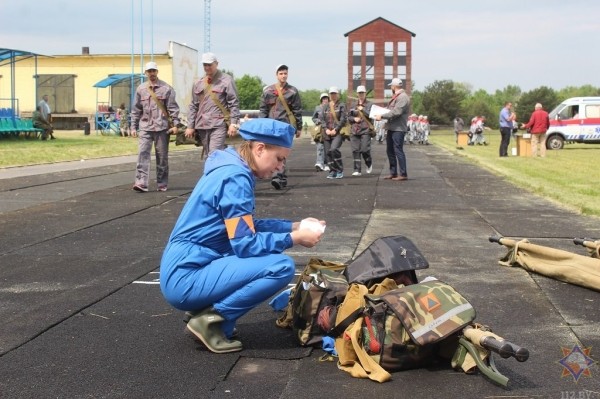 В Бресте прошли соревнования на лучшую санитарную дружину
