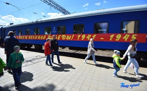 9 мая в Барановичах курсирует ретросостав «Поезд Победы» 9 мая в Барановичах курсирует ретросостав «Поезд Победы»