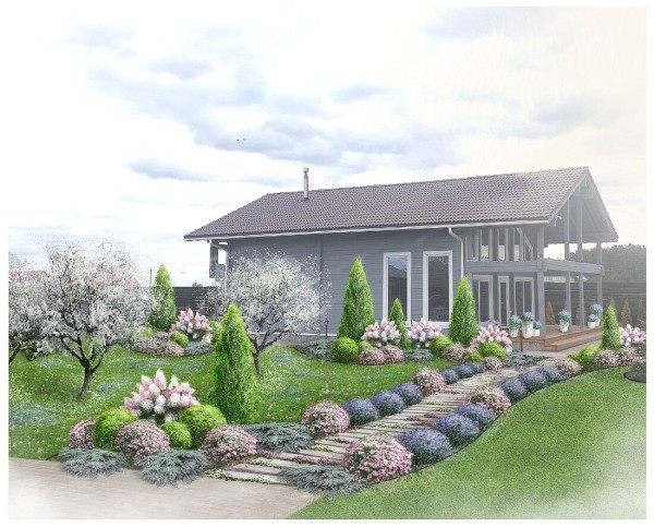 «Хочешь дешевле — сделай сам». Ландшафтный дизайнер показала свой стильный дом под Минском