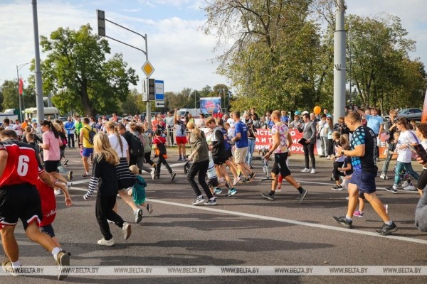 Около 500 взрослых и детей вышли на старт Берестейского забега