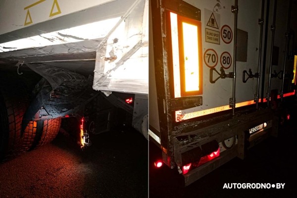 В семейный экипаж белорусских дальнобойщиков жестко врезался француз под Парижем В семейный экипаж белорусских дальнобойщиков жестко врезался француз под Парижем