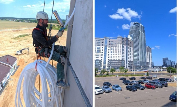 «У меня тоже иногда кровь стынет в жилах». Промышленный альпинист рассказал о своей работе и заработке «У меня тоже иногда кровь стынет в жилах». Промышленный альпинист рассказал о своей работе и заработке