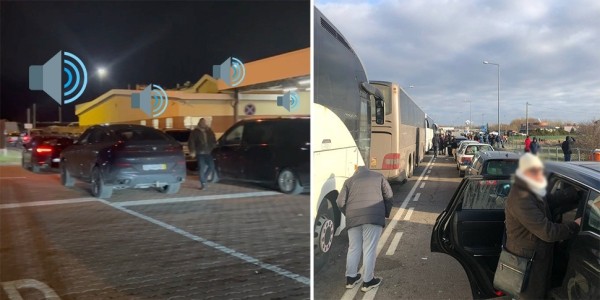 40 часов в очереди — новая реальность в Тересполе. Водители от отчаяния стали сигналить пограничникам