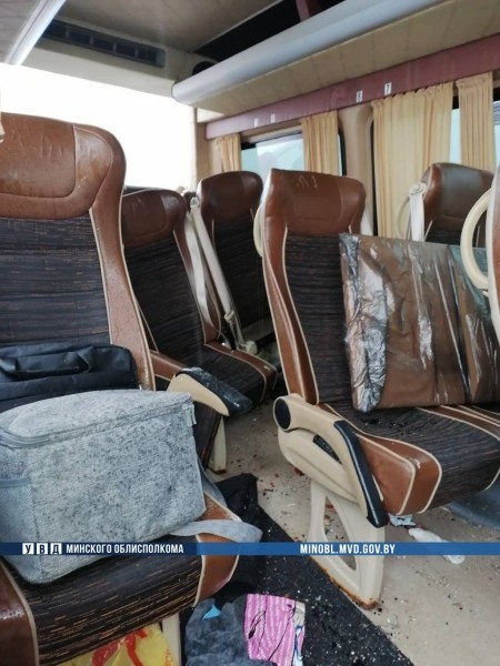 Маршрутка была на «лысой» резине. Подробности аварии в Березинском районе