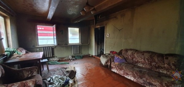 Мужчину спасли при пожаре в Кобринском районе Мужчину спасли при пожаре в Кобринском районе