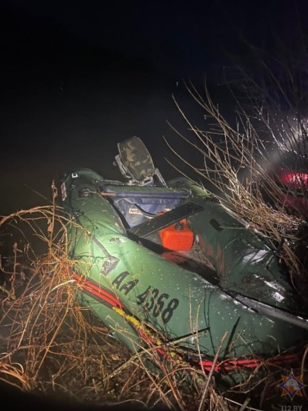 Двух рыбаков спасли ночью в Столинском районе Двух рыбаков спасли ночью в Столинском районе