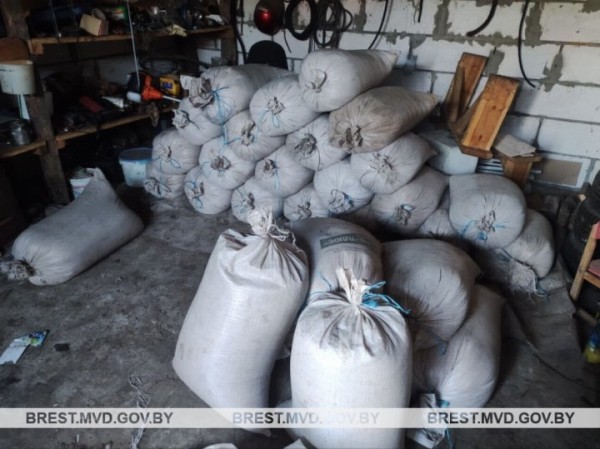 У сельчан нашли в мешках более 1300 кг краденного зерна. Случай в Брестской области