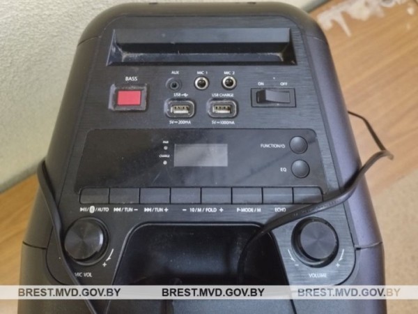 Музыкальную колонку украл знакомый у жителя Барановичей. Сумма ущерба составила около 450 рублей Музыкальную колонку украл знакомый у жителя Барановичей. Сумма ущерба составила около 450 рублей