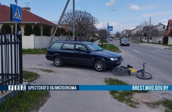 В Бресте сбили 23-летнюю велосипедистку
