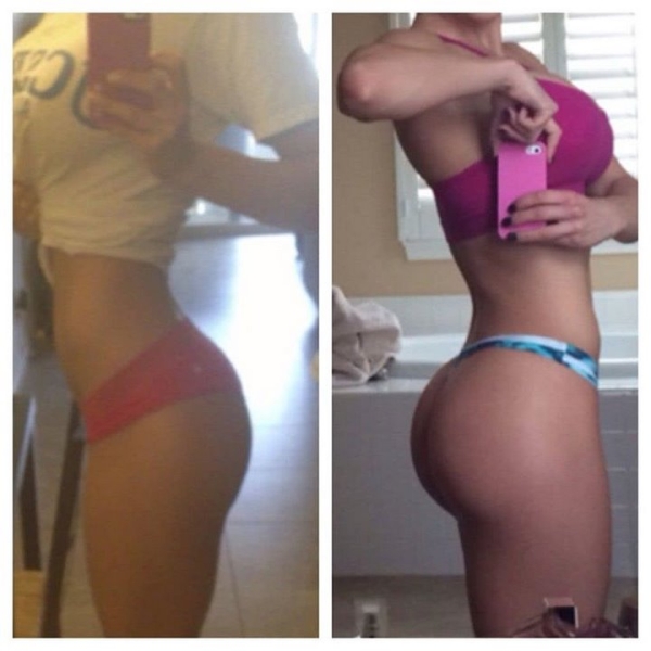 Наприседали &mdash; 13 фото девушек до и после того, как они начали заниматься спортом