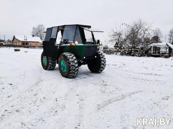 Белорус собрал самодельный вездеход «Бегемот»