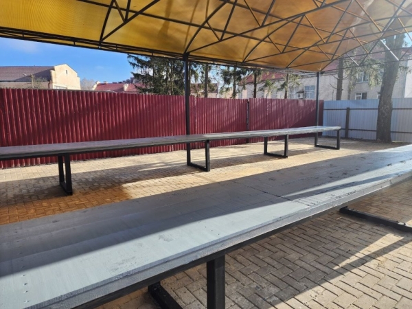 Вот так в Дрогичине выглядят новые торговые ряды для реализации продукции с огорода